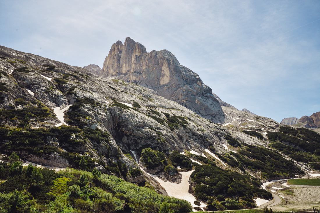 En arrivant vers Marmolada