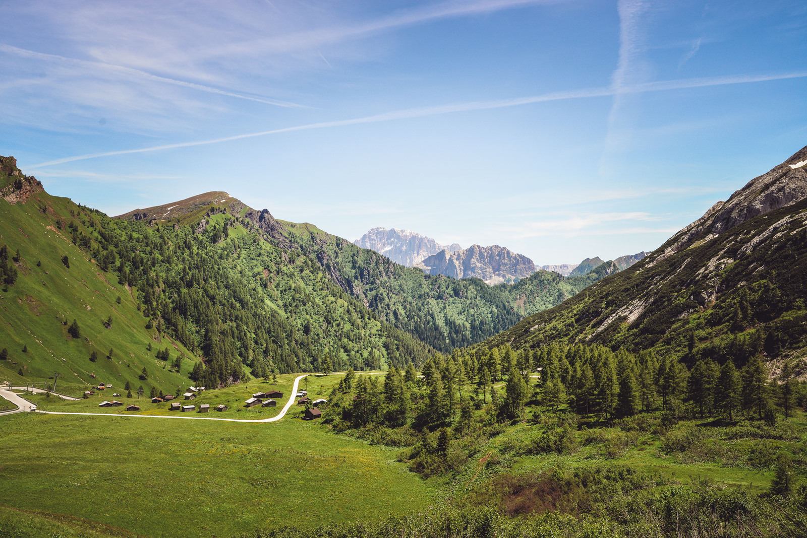 Village perdu dans les montagnes