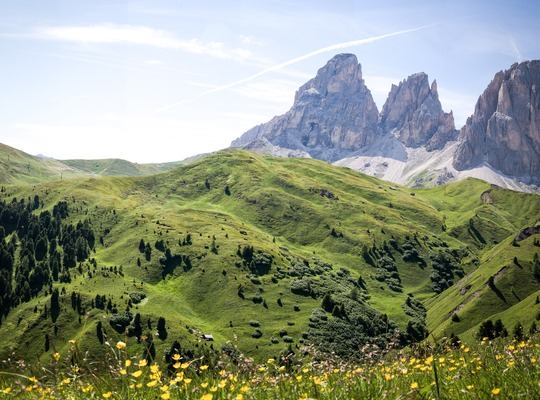 Sur la route des Dolomites