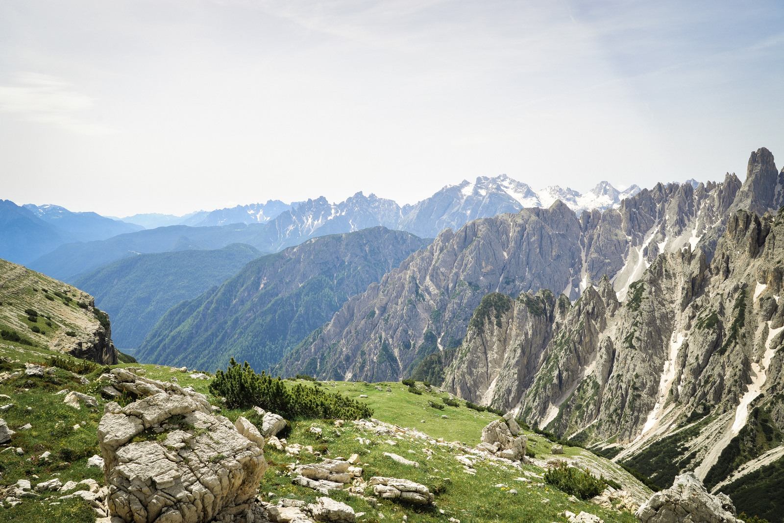 Paysages des Dolomites dans les Alpes