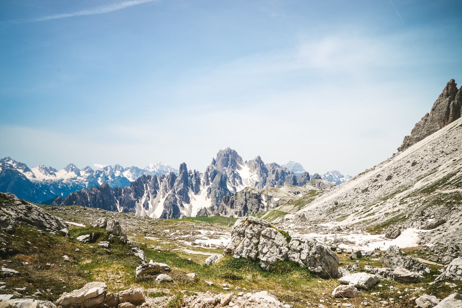 Panorama au pied des Tre Cime