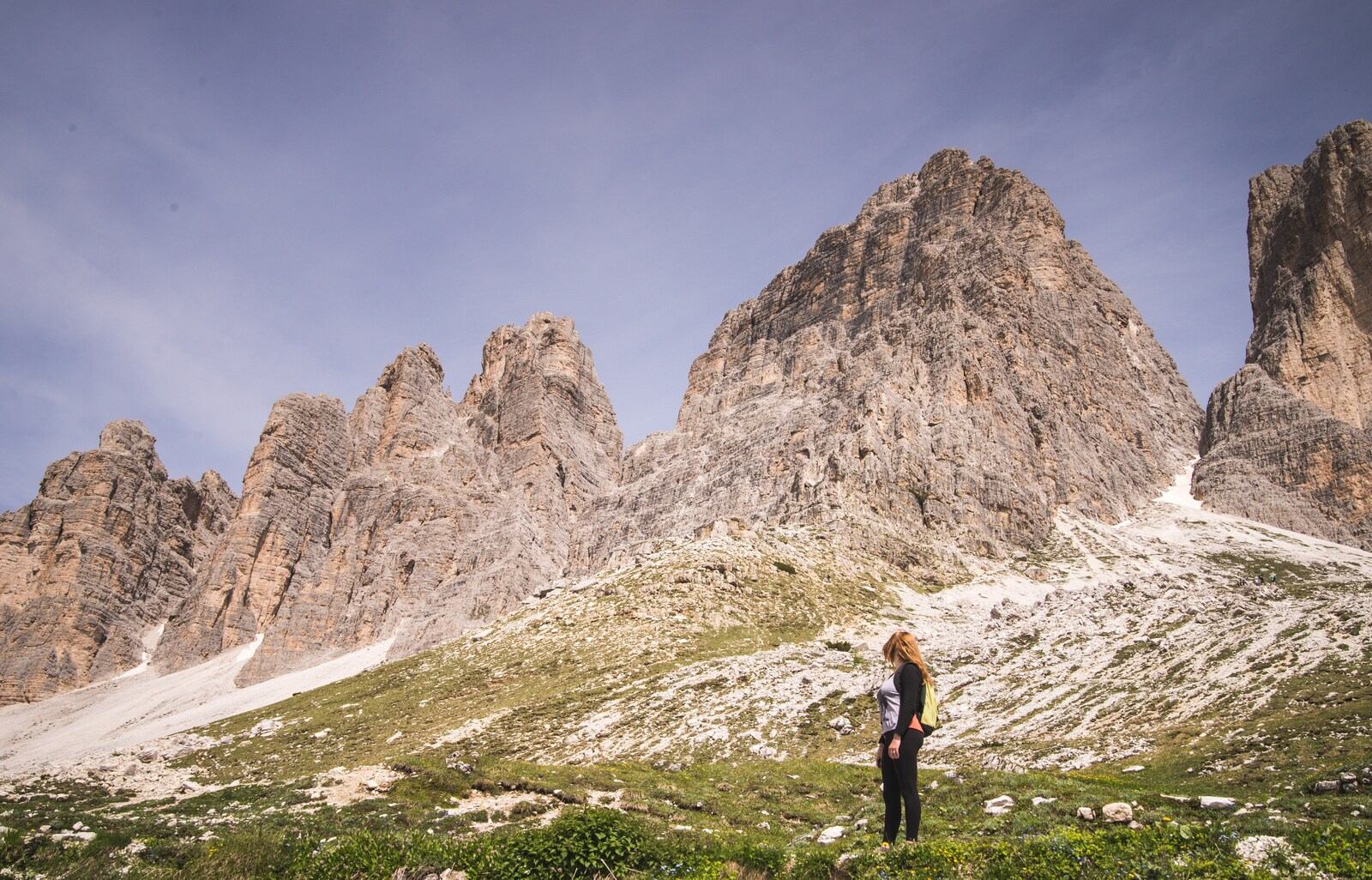 Tre Cime coté sud en rando Tre Cime coté sud en rando