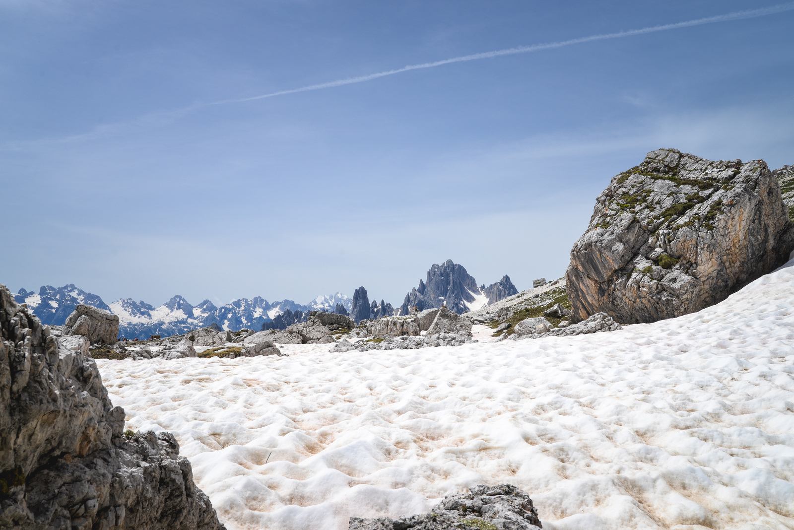 Neige dans les Tre Cime