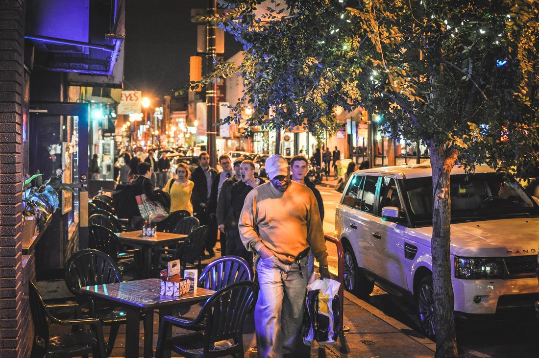 South Street by night
