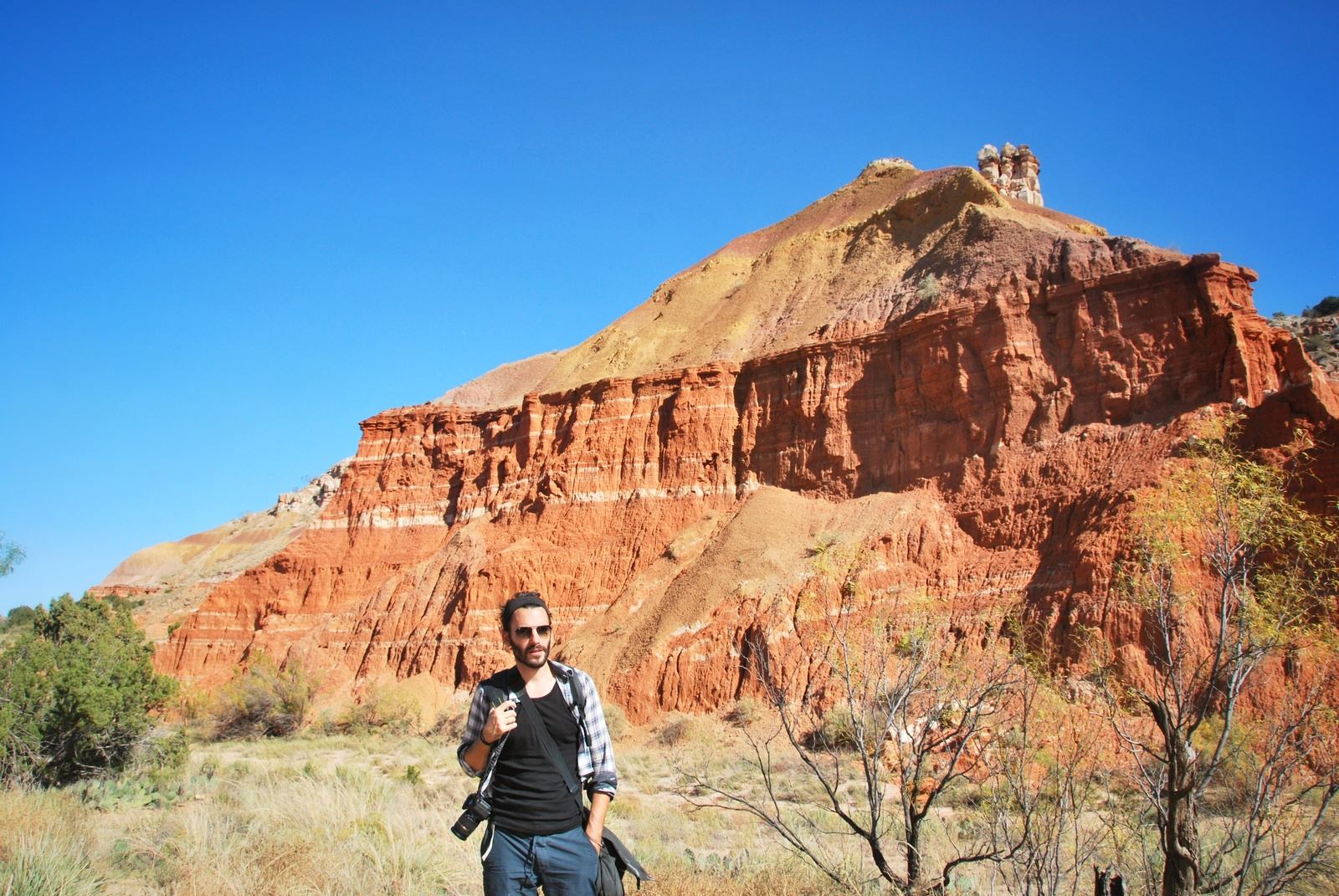 Séb à Palo Duro Canyon