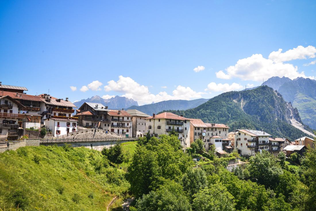 Vue sur la Commune di Valle di Cadore