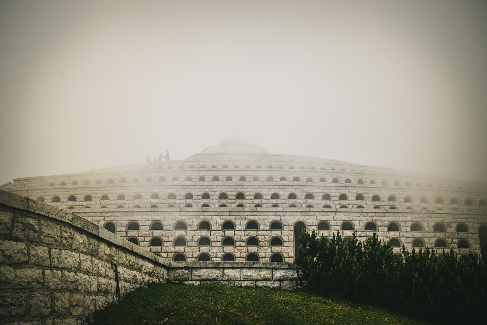 Monte Grappa sous les nuages