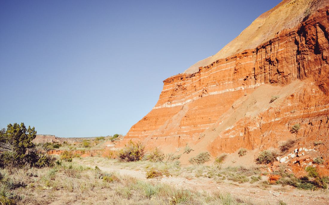 Roches rouges de Palo Duro