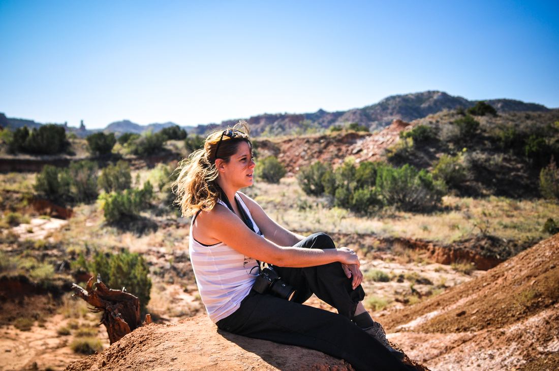 Roches rouges à Palo Duro