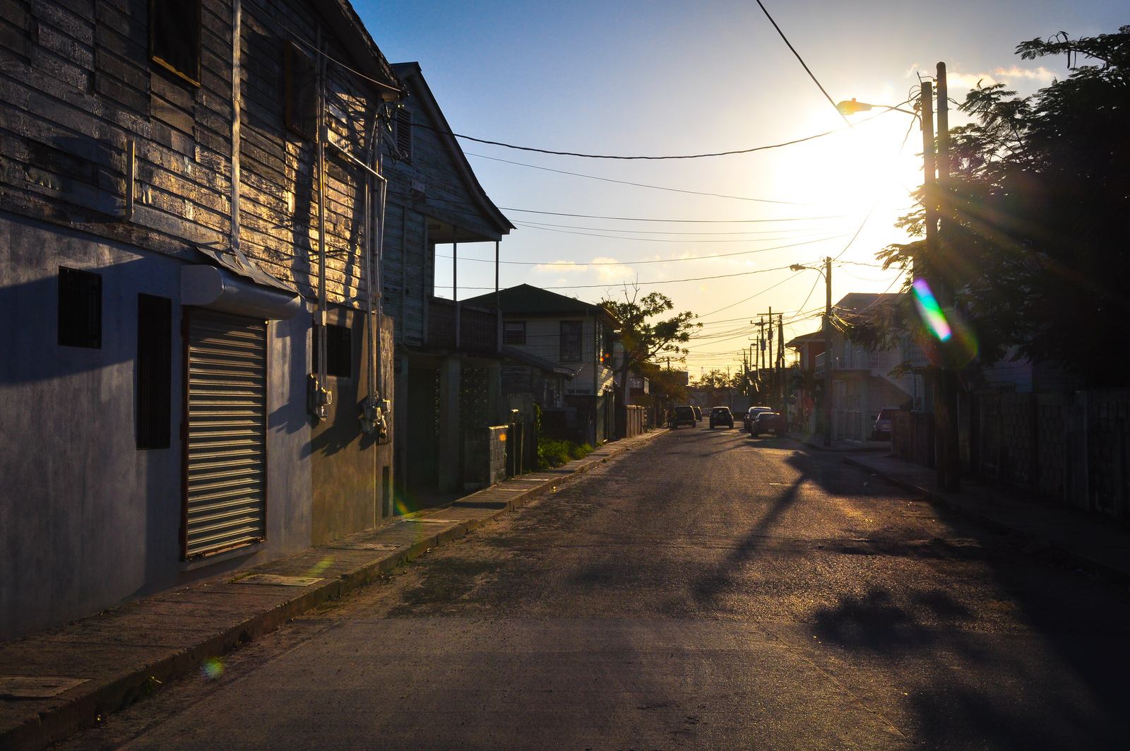 Dans les rues de Belize City Dans les rues de Belize City