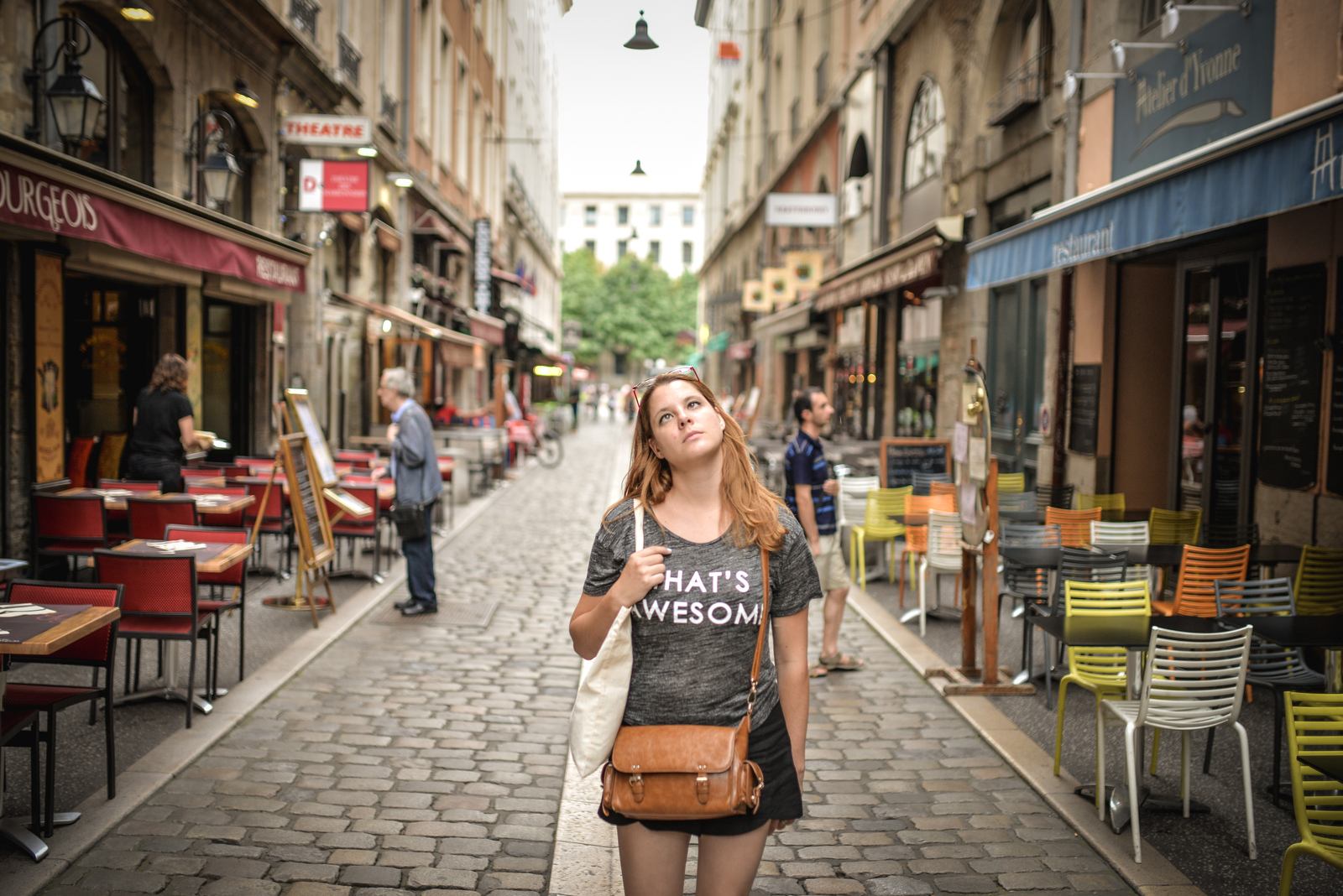 Faire l'imbécile dans les rues de Lyon