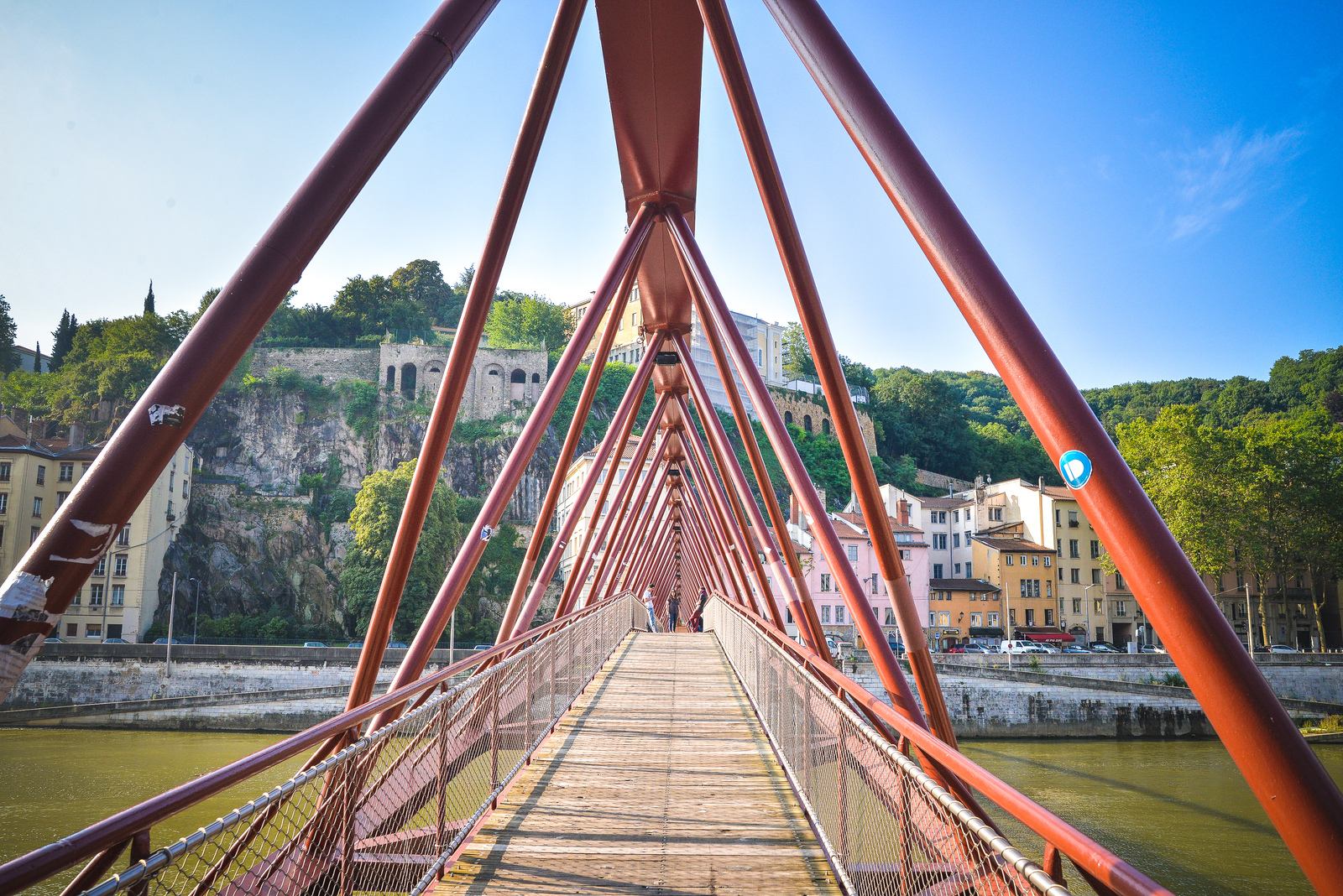 Passerelle de l'Homme de la Roche à Lyon