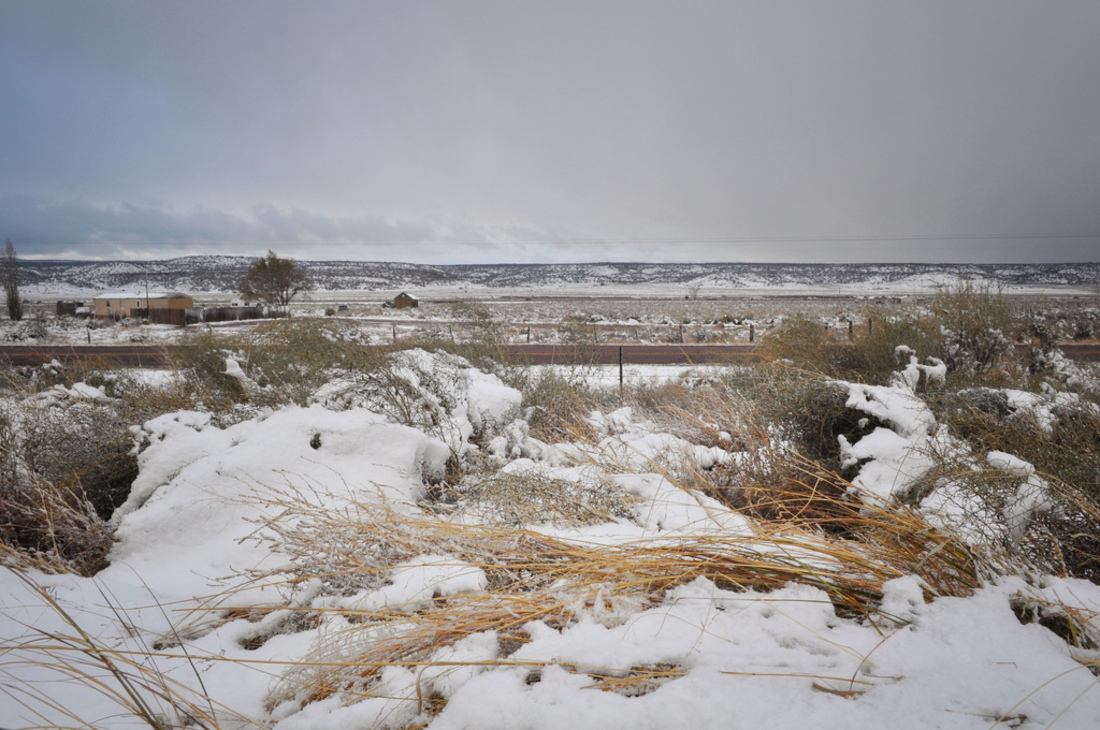 Neige sur l'Arizona