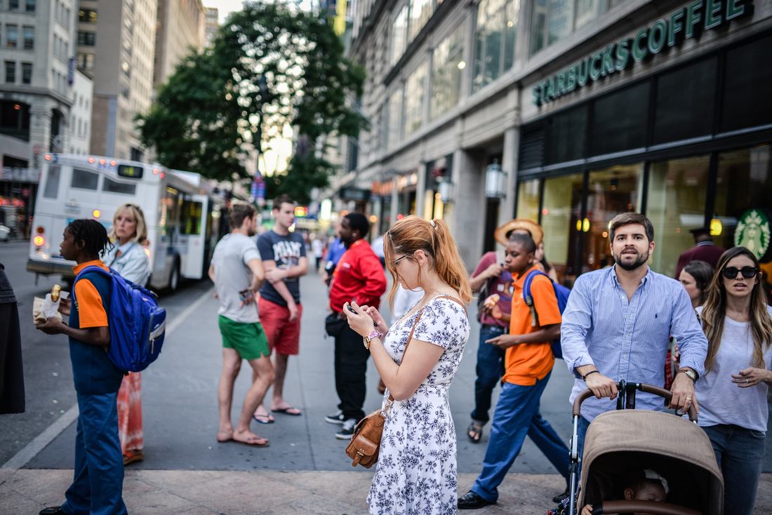 Dans les rues de New York