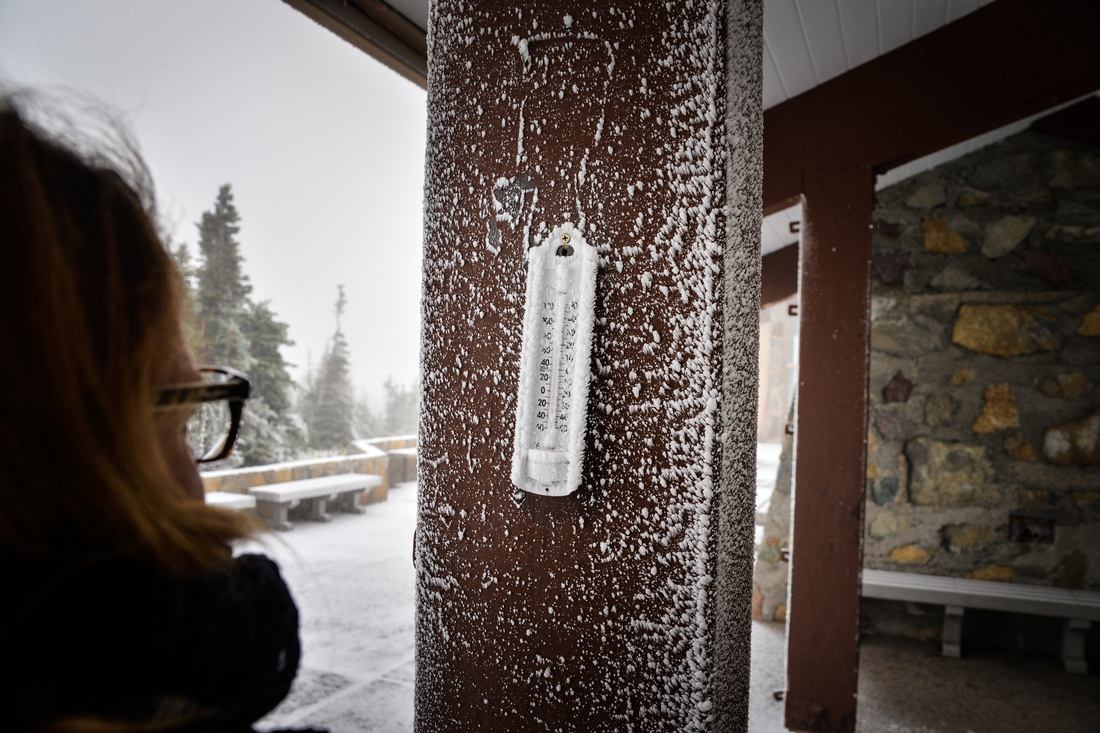Froid et neige à Glacier National Park