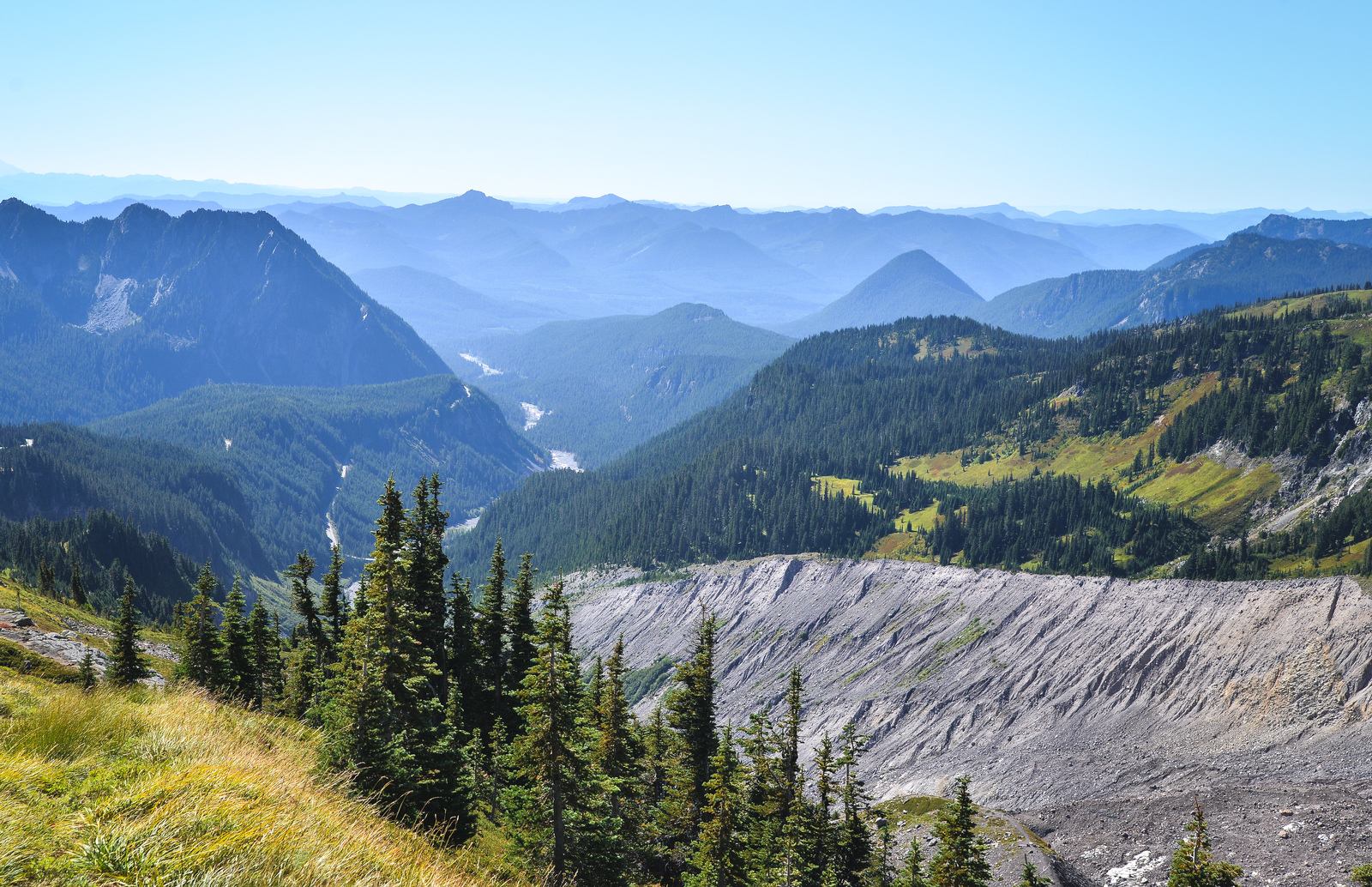 Paysages autour de Mont Rainier