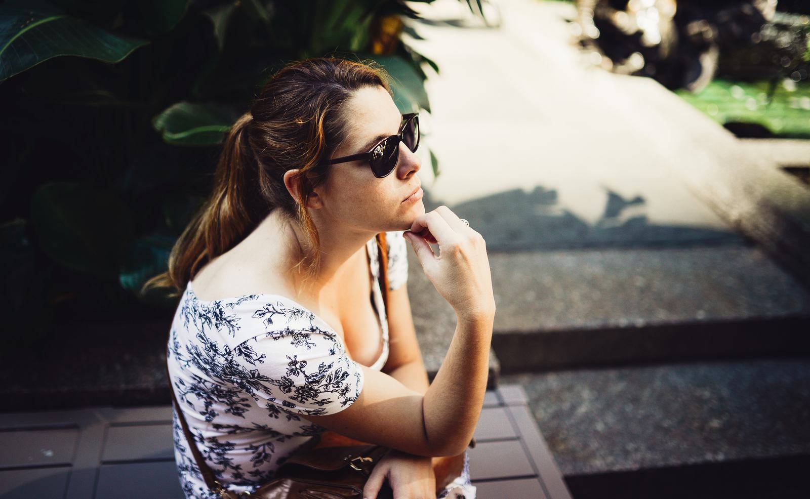 Manuelle durant notre Road Trip