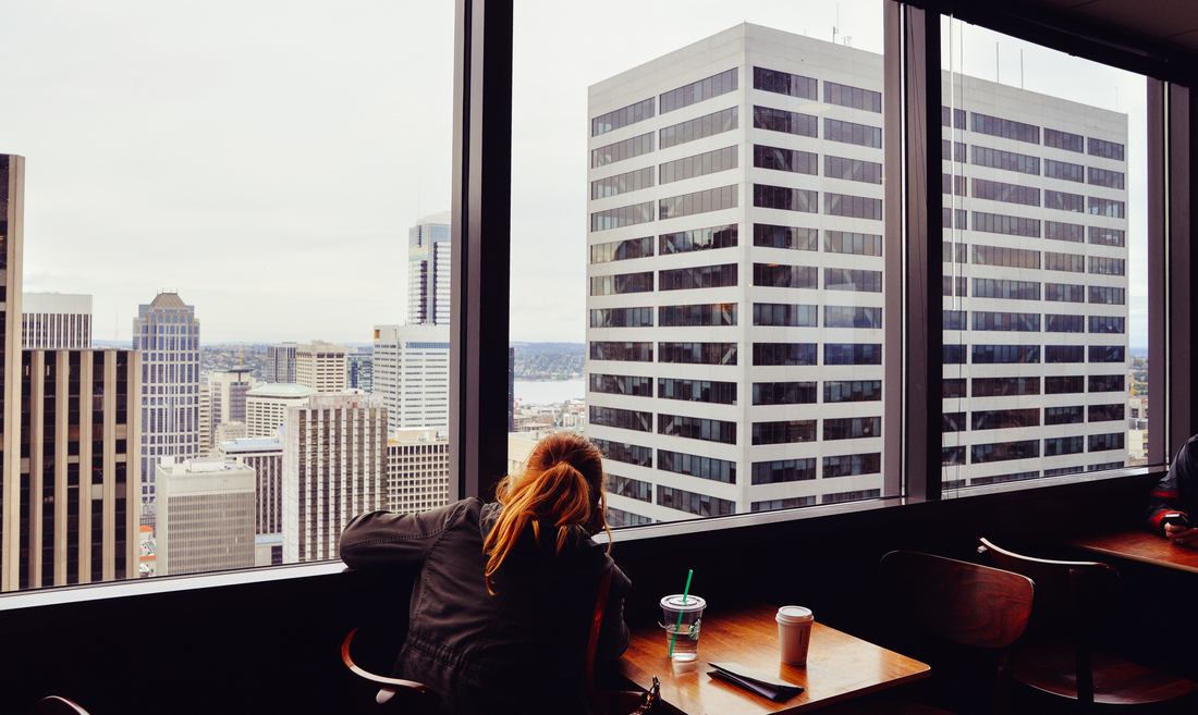 Vue du Starbuck, Colombia Center à Seattle