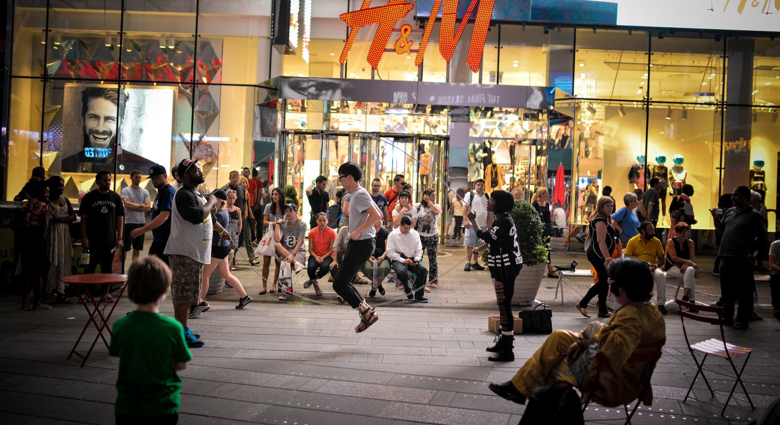 Activité à Times Square
