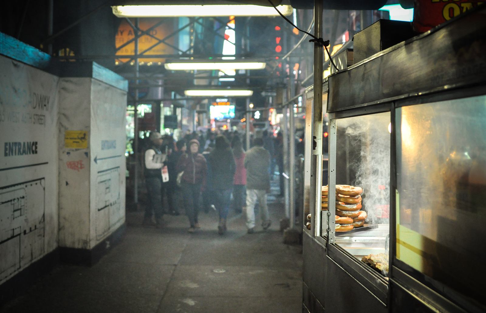 Sous les echaffaudages de New York