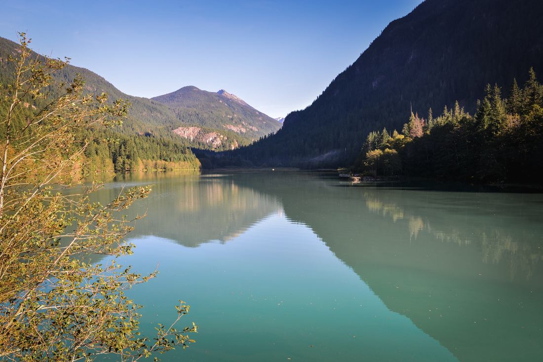 Vue sur le Diablo Lake