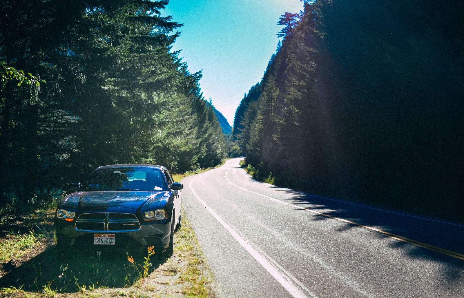 Sur le bord de la route