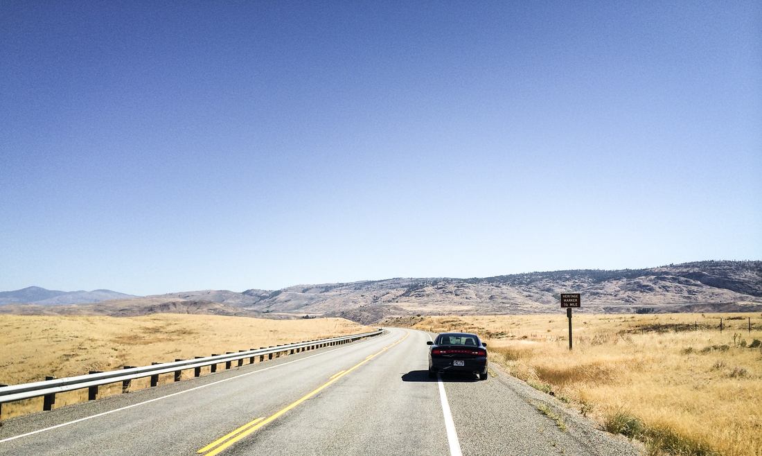 Sur la route d'Okanogan