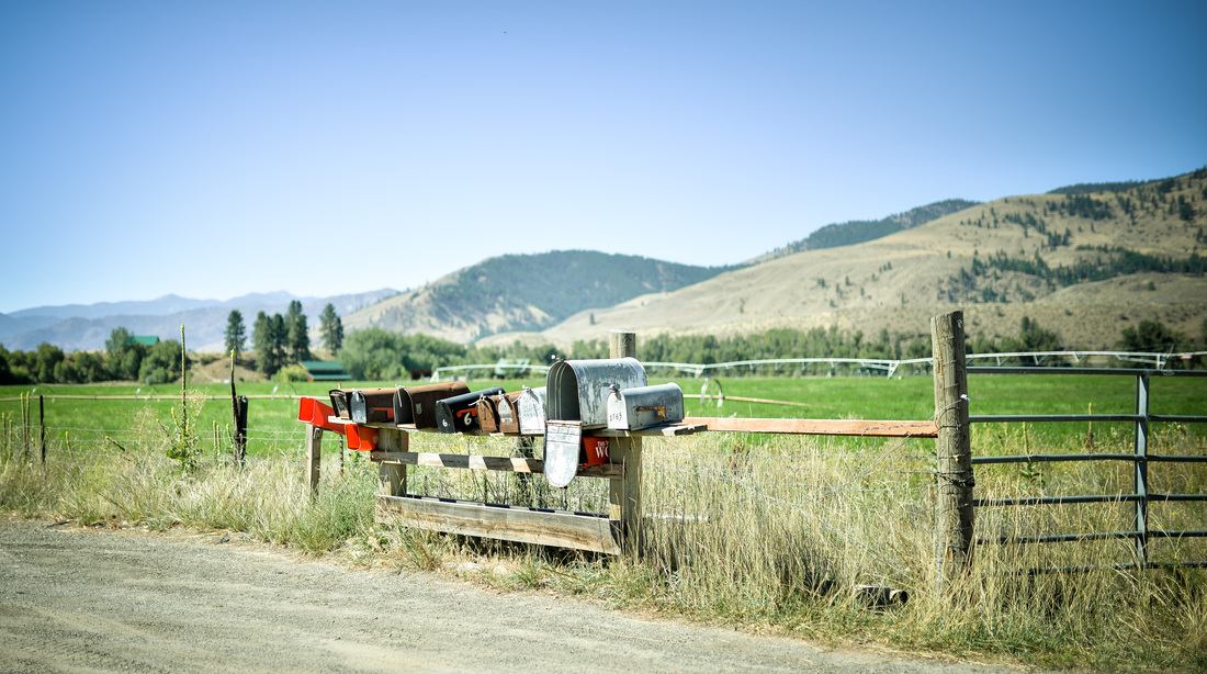 Jolies boites aux lettres sur la Methow Valley Highway