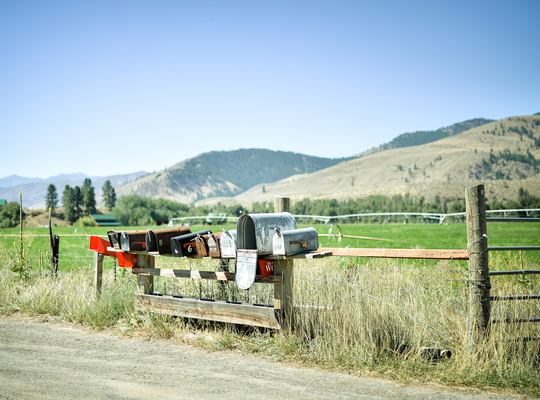 Sur les routes de Washington et de l'Idaho
