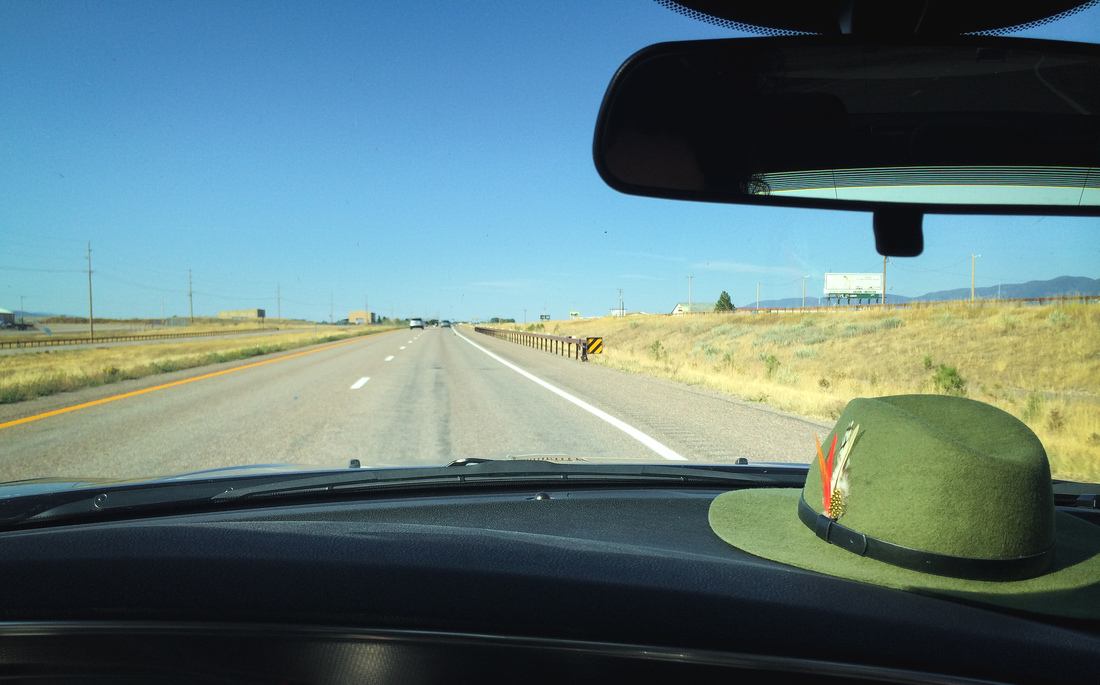 En route pour le parc