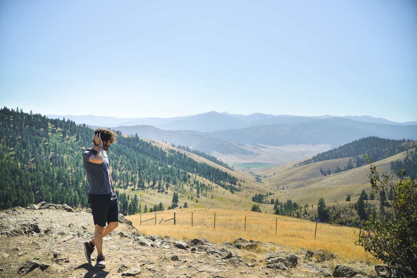 Panorama de National Bison Range Panorama de National Bison Range