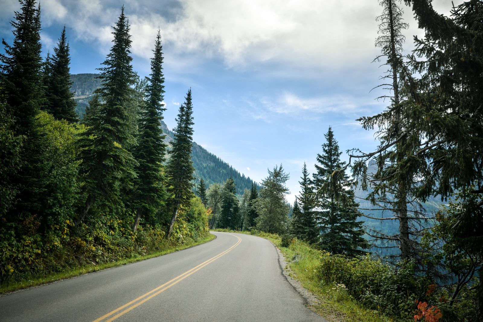 Sur la route Going to the sun Sur la route Going to the sun