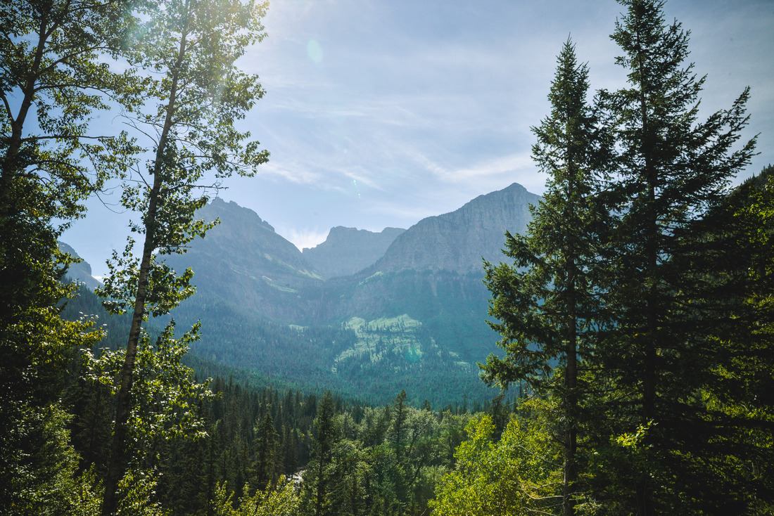 Vue sur les montagnes