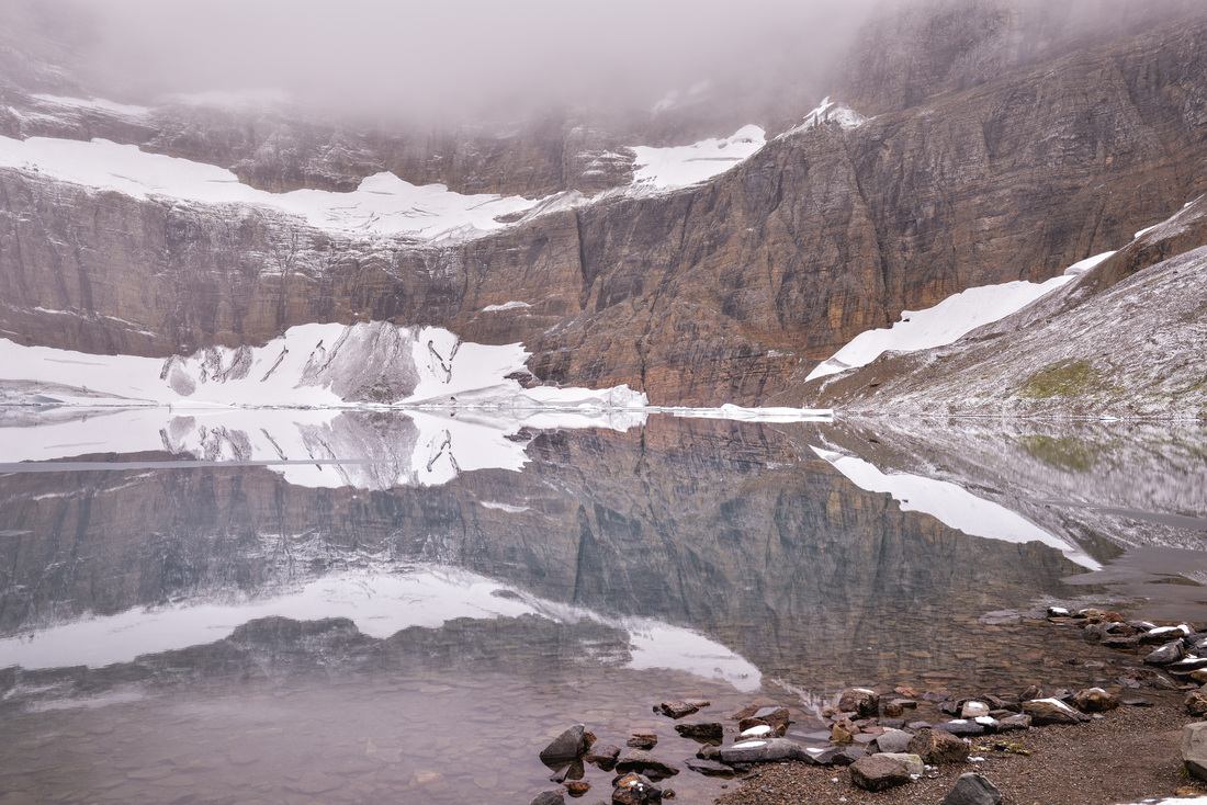 Vue sur l'Iceberg Lake