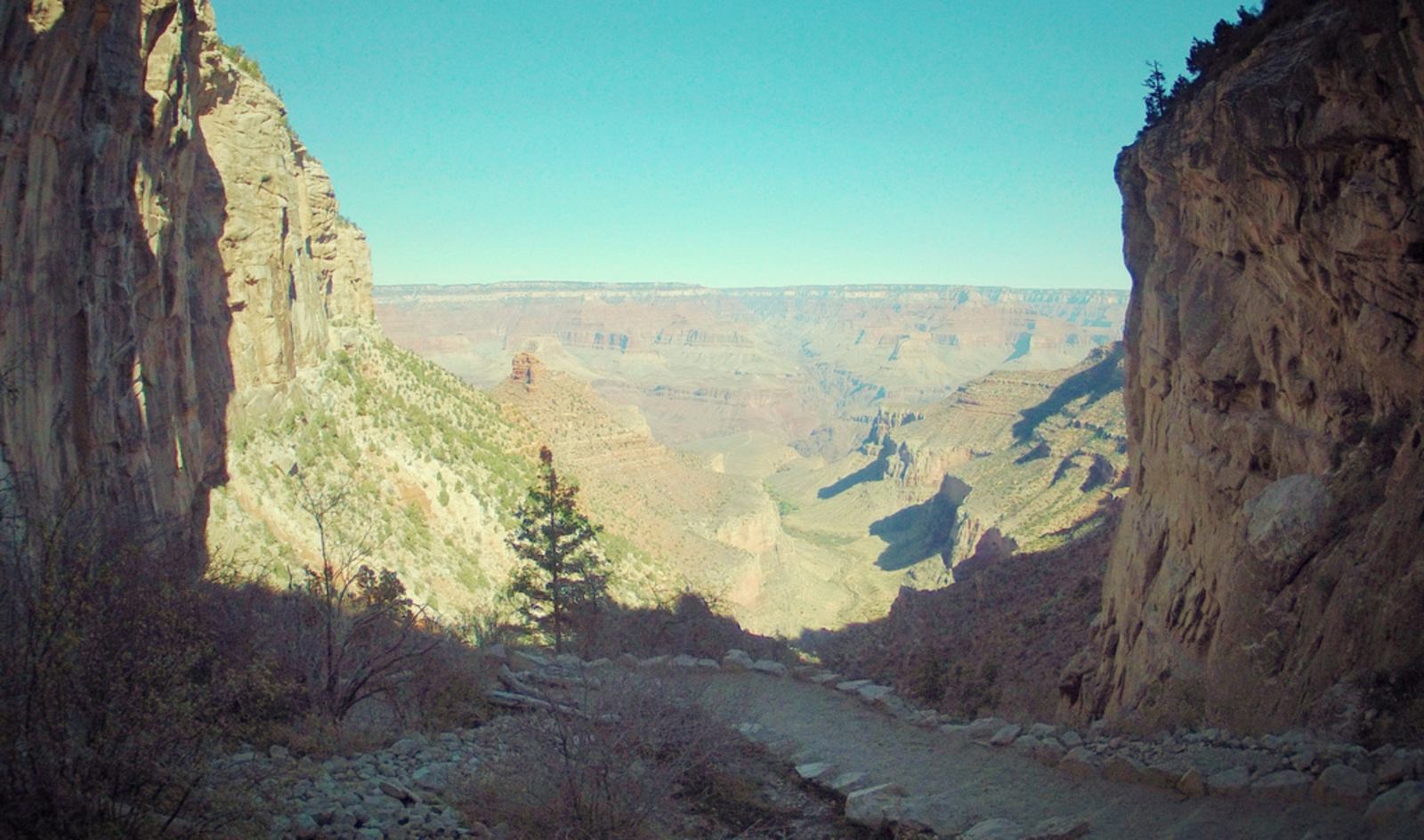 Sur la route au Grand canyon