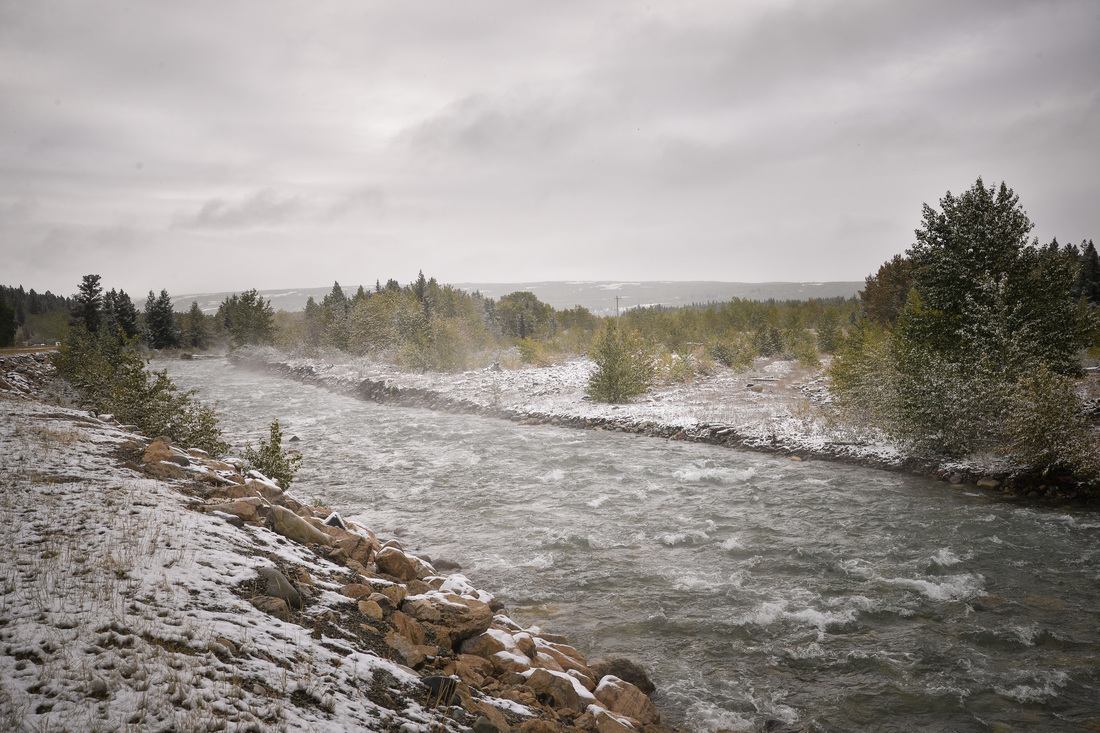 Rivière de Glacier National Park