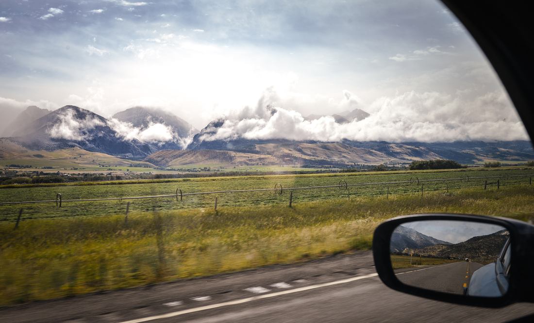 Sur la route de Yellowstone