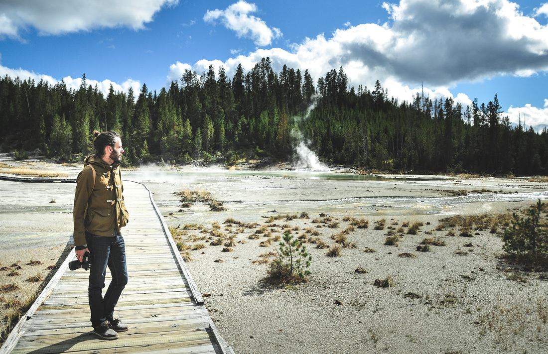 Se promener dans le Norris Geyser Basin