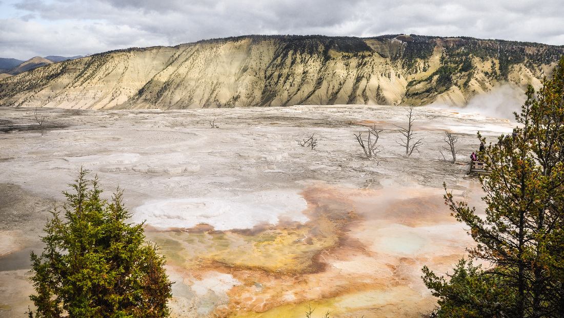 Vue sur les Lower Terrace