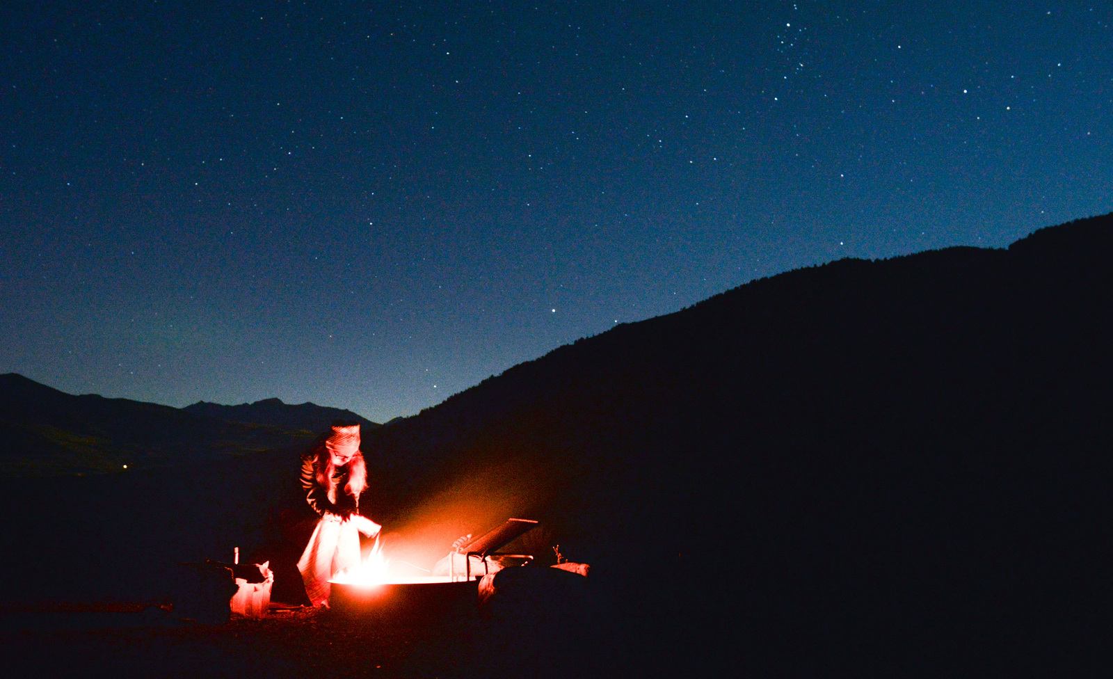 Camper sous les étoiles