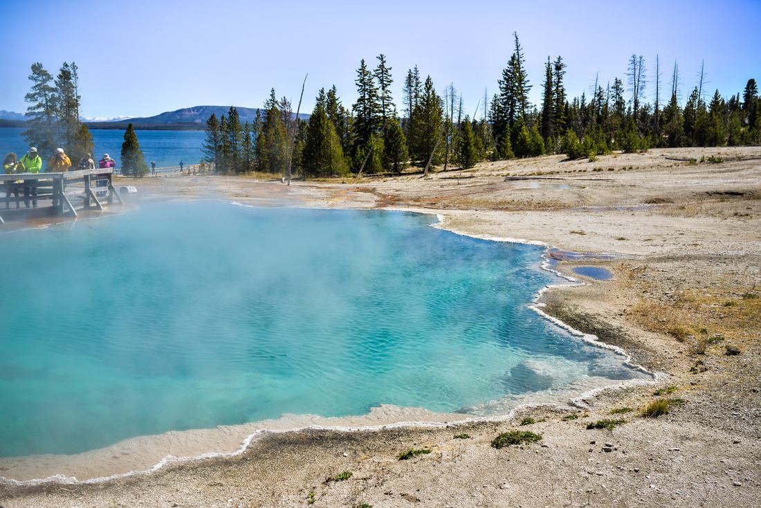 Eau translucide à West Thumb