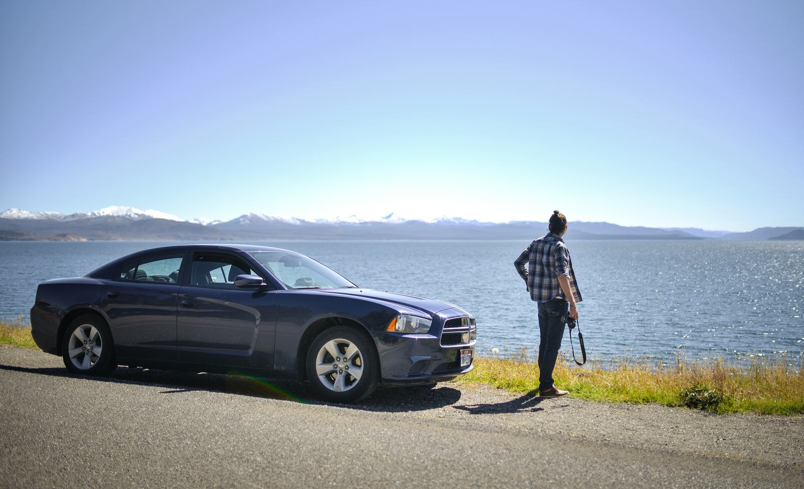 Arrêt du coté de Yellowstone Lake