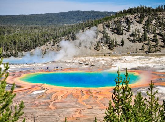 Yellowstone : Old Faithful & Grand Prismatic