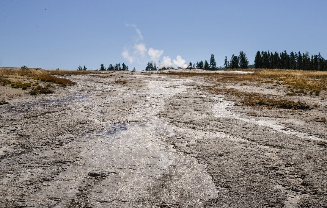 Dans le quartier de Old Faithful