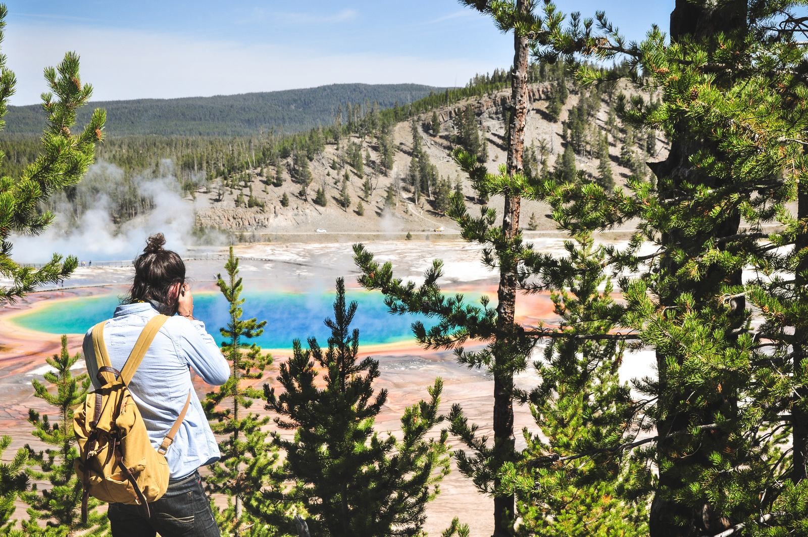 Grand Prismatic vu d'en haut