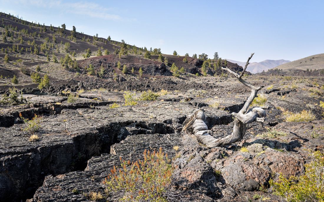 North crater flow trail