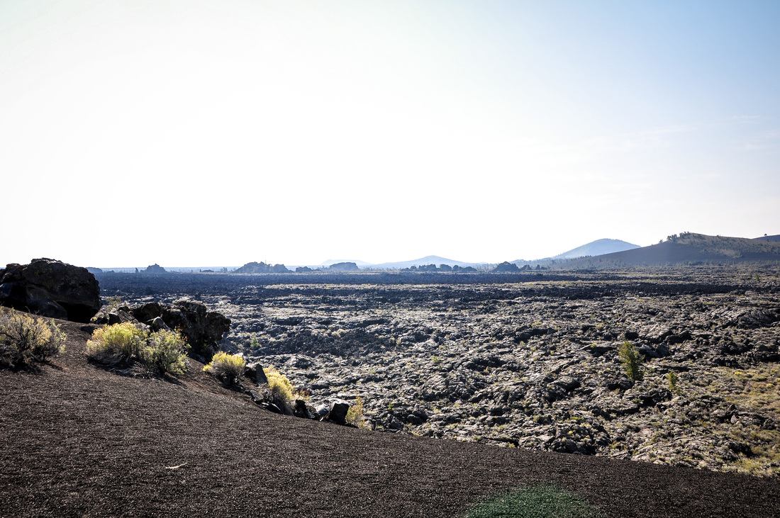 Vue sur le parc Craters of the moon