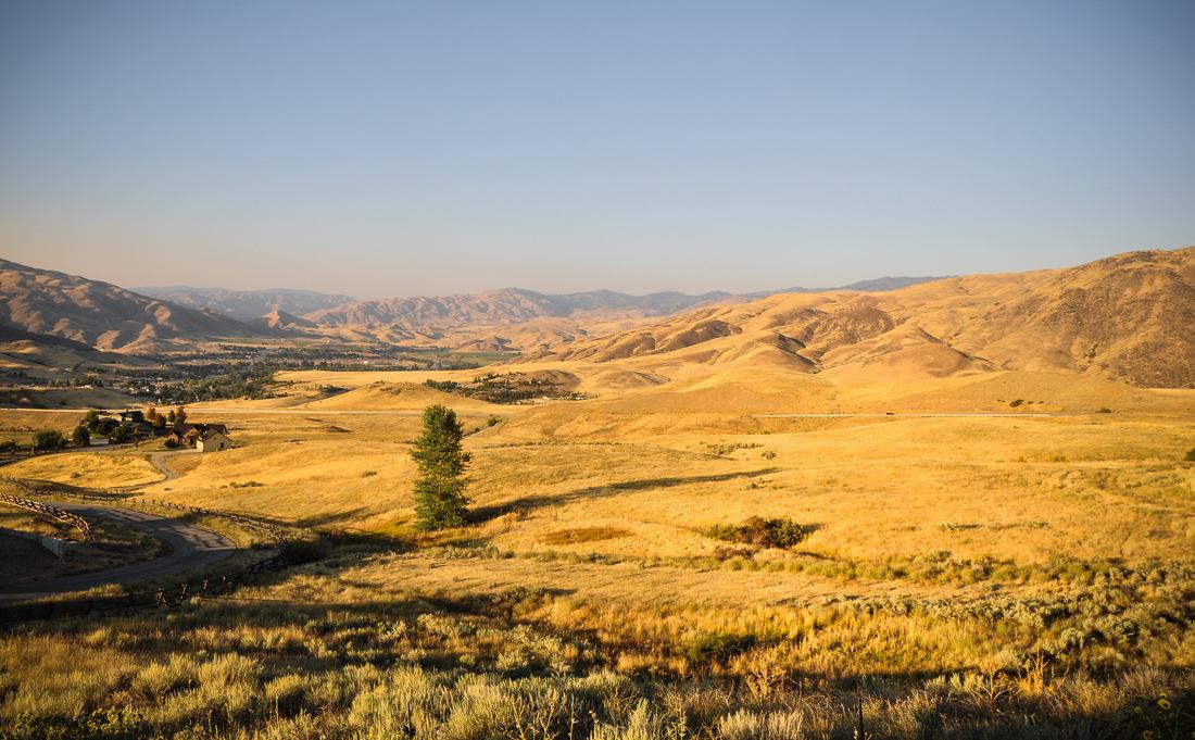 Paysage non loin de Boise