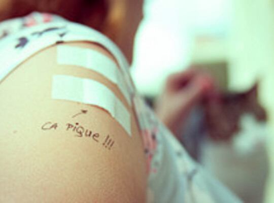 On est des courageux, on a fait nos vaccins!