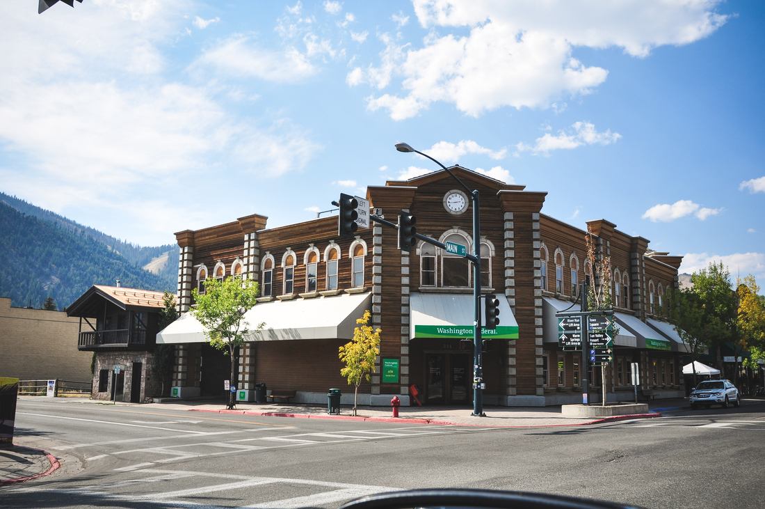 Centre de Ketchum dans l'Idaho